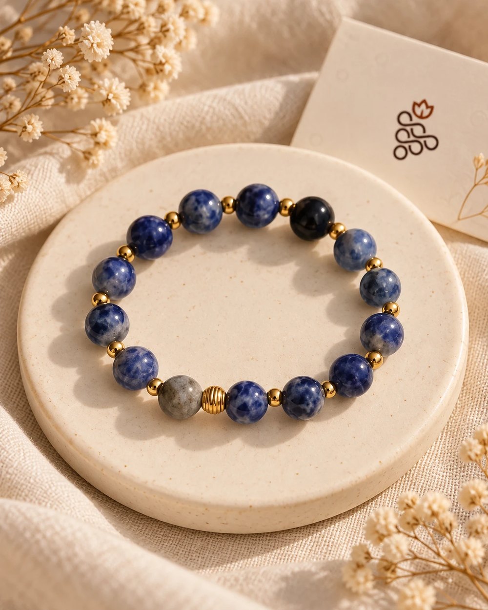 Pulsera Sodalita Calma Serena