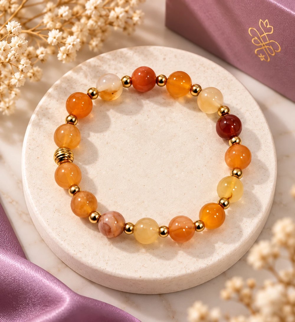 Pulsera Cornalina Fuego Creador