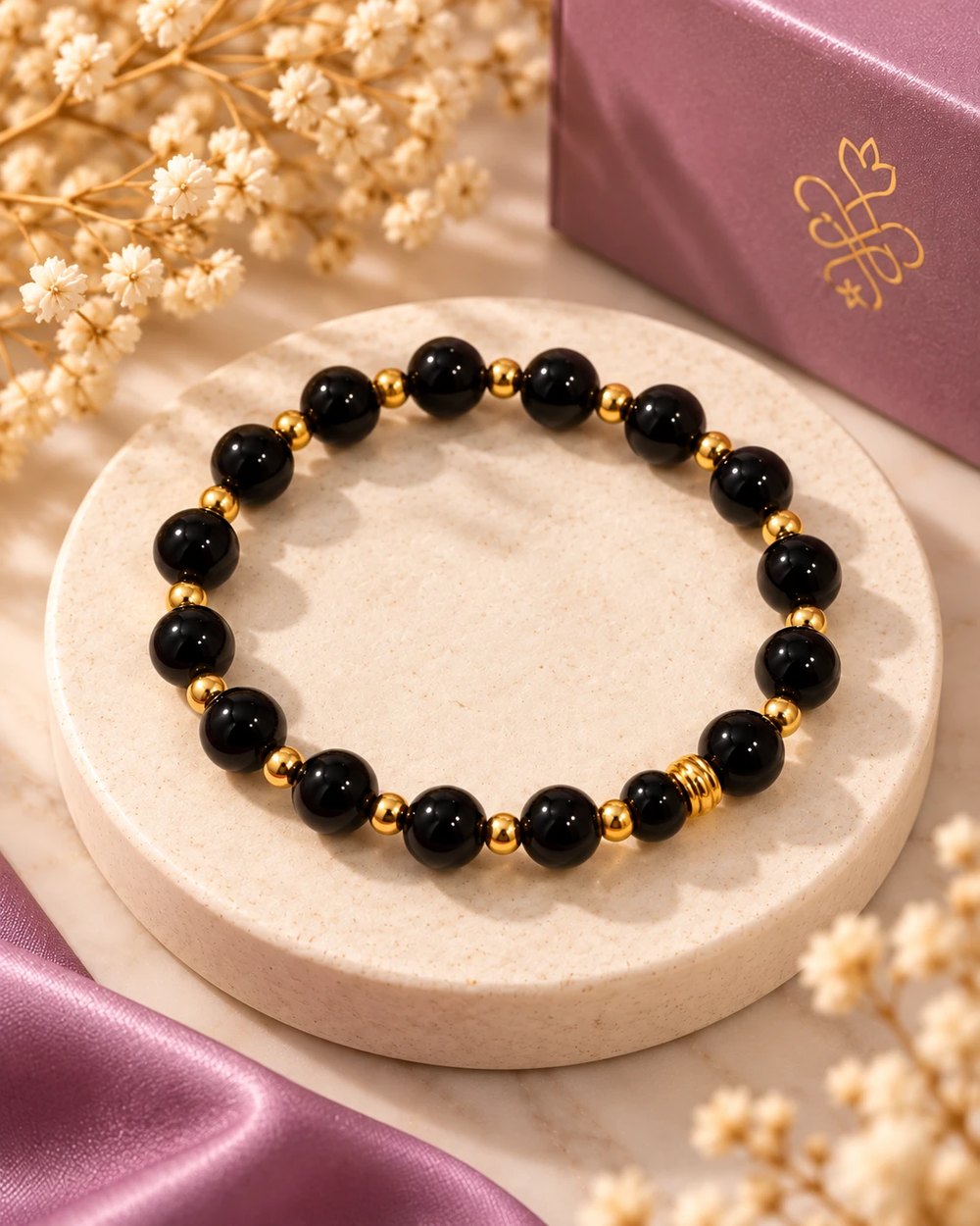 Pulsera Ónix Escudo Protector