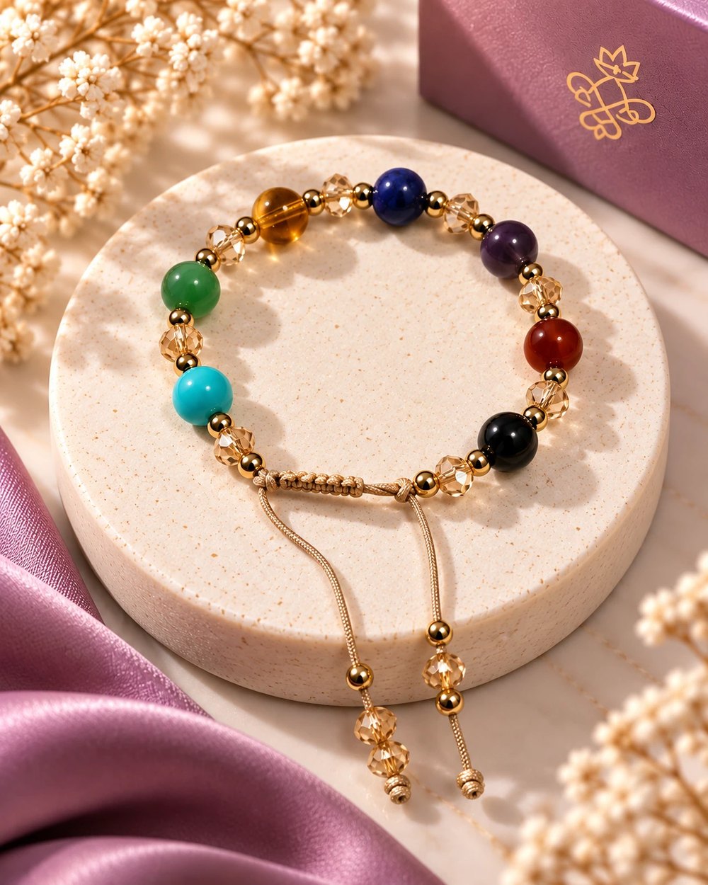 Pulsera 7 Chakras Armonía & Ajuste vital